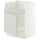 SEKTION Arm inf pr évier TALLSJÖN, blanc/Aspudden gris clair, 24x24x30 "