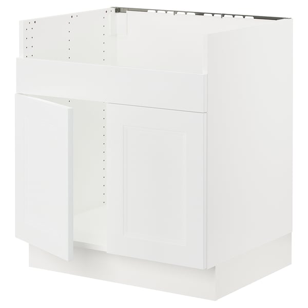 SEKTION Arm inf pr évier TALLSJÖN, blanc/Axstad blanc mat, 30x24x30 "