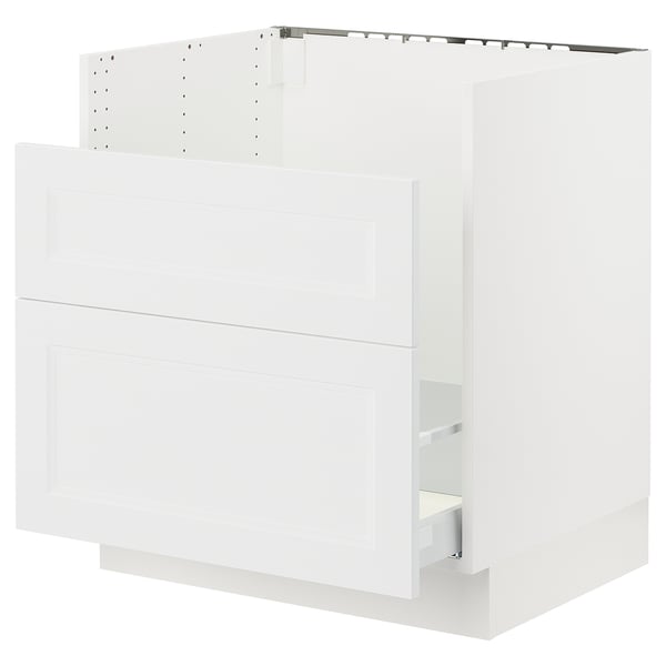 SEKTION Arm inf pr évier TALLSJÖN, blanc/Axstad blanc mat, 30x24x30 "