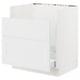 SEKTION Arm inf pr évier TALLSJÖN, blanc/Axstad blanc mat, 30x24x30 "