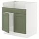 SEKTION Arm inf pr évier TALLSJÖN, blanc/Axstad gris-vert, 30x24x30 "