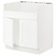 SEKTION Arm inf pr évier TALLSJÖN, blanc Enköping/blanc effet bois, 30x24x30 "