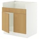 SEKTION Arm inf pr évier TALLSJÖN, blanc/Sinarp chêne plaqué, 30x24x30 "