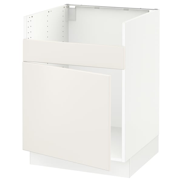 SEKTION Arm inf pr évier TALLSJÖN, blanc/Veddinge blanc, 24x24x30 "
