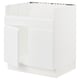 SEKTION Arm inf pr évier TALLSJÖN, blanc/Voxtorp blanc mat, 30x24x30 "