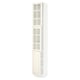 SEKTION Armoire haute 2 ptes vitr/1 pte, blanc/Bodbyn blanc cassé, 15x15x90 "