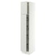 SEKTION Armoire haute av porte +corbeilles, blanc/Aspudden gris clair, 15x24x80 "