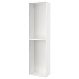 SEKTION Armoire haute, blanc, 24x14 3/4x90 "