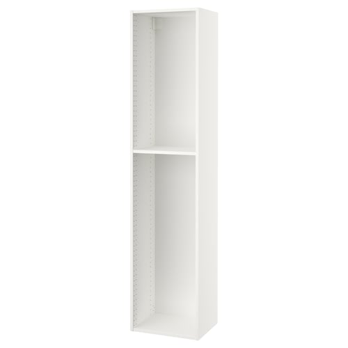 SEKTION Armoire haute, blanc, 18x14 3/4x80 "