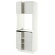 SEKTION Armoire haute four 4 ptes, blanc/Aspudden gris clair, 30x24x80 "