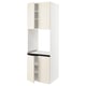 SEKTION Armoire haute four 4 ptes, blanc/Bodbyn blanc cassé, 30x24x90 "