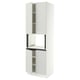 SEKTION Armoire haute micro-ondes 4 ptes, blanc/Aspudden gris clair, 30x24x90 "