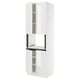SEKTION Armoire haute micro-ondes 4 ptes, blanc/Ringhult blanc, 30x24x90 "