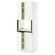 SEKTION Armoire haute micro-ondes 4 ptes, blanc/Vallstena blanc, 30x24x80 "