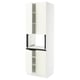 SEKTION Armoire haute micro-ondes 4 ptes, blanc/Vallstena blanc, 30x24x90 "