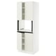 SEKTION Armoire haute micro-ondes 4 ptes, blanc/Veddinge blanc, 30x24x80 "