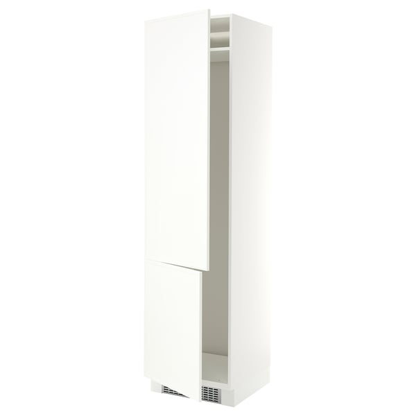 SEKTION Armoire haute pr réfrig/congélateur, blanc/Aspudden blanc mat, 24x24x90 "