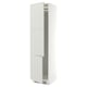 SEKTION Armoire haute pr réfrig/congélateur, blanc/Aspudden gris clair, 24x24x90 "