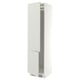 SEKTION Armoire haute pr réfrig/congélateur, blanc/Aspudden gris clair, 24x24x90 "