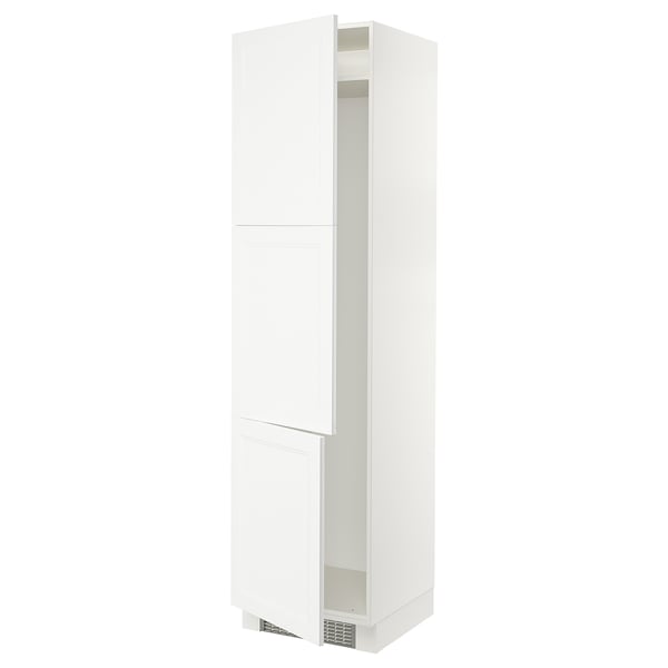 SEKTION Armoire haute pr réfrig/congélateur, blanc/Axstad blanc mat, 24x24x90 "