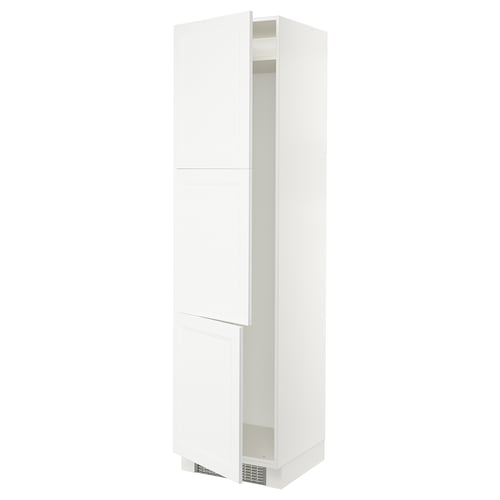 SEKTION Armoire haute pr réfrig/congélateur, blanc/Axstad blanc mat, 24x24x90 "