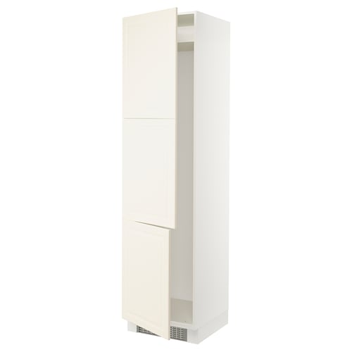 SEKTION Armoire haute pr réfrig/congélateur, blanc/Bodbyn blanc cassé, 24x24x90 "