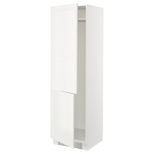 SEKTION Armoire haute pr réfrig/congélateur, blanc/Bodbyn blanc cassé, 24x24x80 "