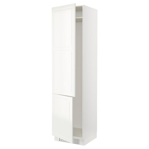 SEKTION Armoire haute pr réfrig/congélateur, blanc/Bodbyn blanc cassé, 24x24x90 "