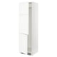 SEKTION Armoire haute pr réfrig/congélateur, blanc Enköping/blanc effet bois, 24x24x80 "