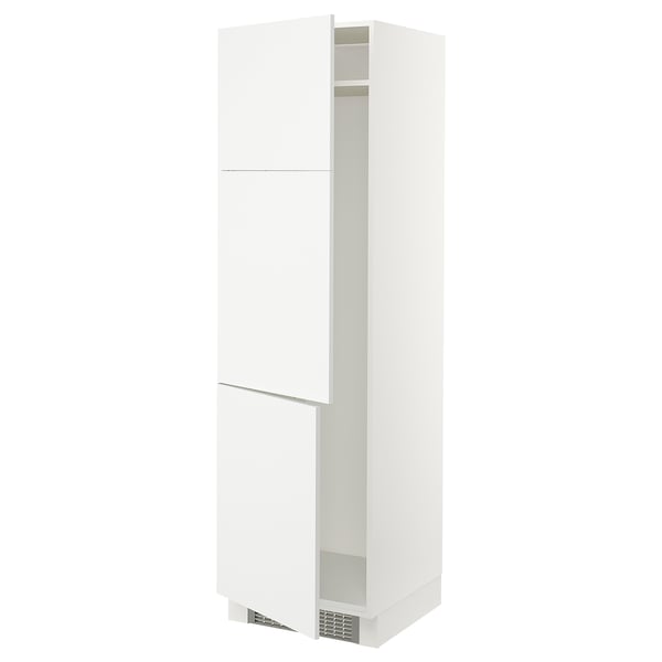 SEKTION Armoire haute pr réfrig/congélateur, blanc/Ringhult blanc, 24x24x80 "