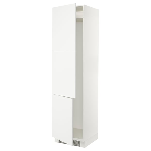 SEKTION Armoire haute pr réfrig/congélateur, blanc/Ringhult blanc, 24x24x90 "