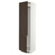 SEKTION Armoire haute pr réfrig/congélateur, blanc/Sinarp brun, 24x24x90 "