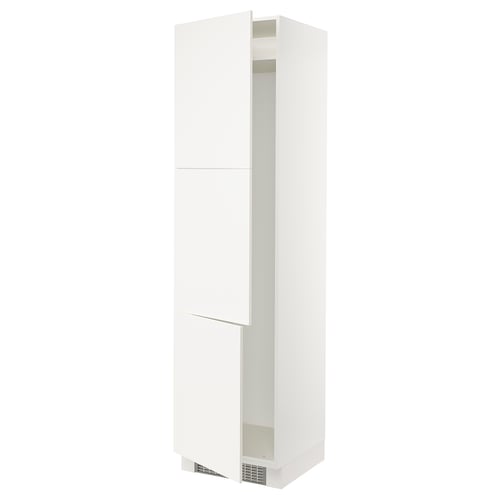 SEKTION Armoire haute pr réfrig/congélateur, blanc/Veddinge blanc, 24x24x90 "