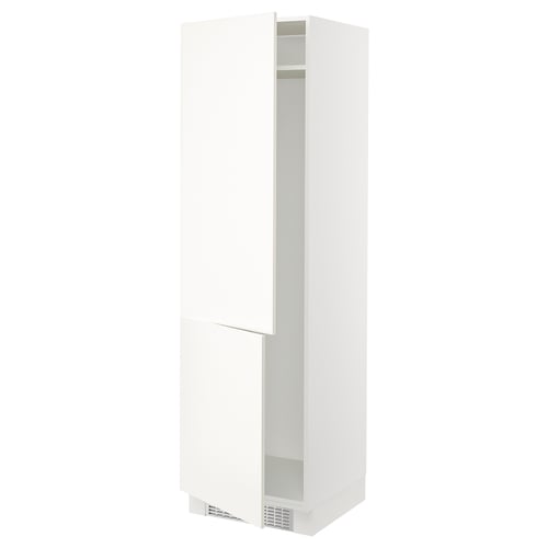 SEKTION Armoire haute pr réfrig/congélateur, blanc/Veddinge blanc, 24x24x80 "