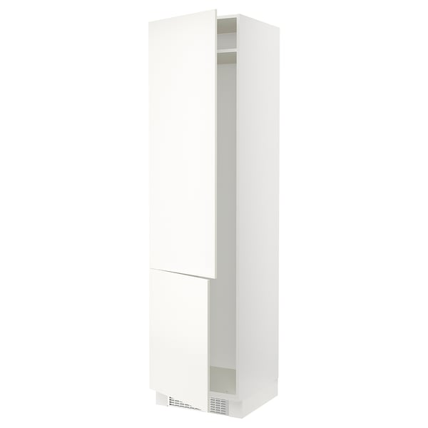 SEKTION Armoire haute pr réfrig/congélateur, blanc/Veddinge blanc, 24x24x90 "