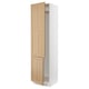 SEKTION Armoire haute pr réfrig/congélateur, blanc/Vedhamn chêne, 24x24x90 "
