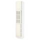 SEKTION Armoire haute pte vitr/2 ptes, blanc/Bodbyn blanc cassé, 15x15x80 "