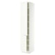 SEKTION Armoire haute + tablette/2ptes, blanc/Aspudden blanc mat, 18x24x90 "