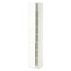 SEKTION Armoire haute + tablette/2ptes, blanc/Aspudden blanc mat, 15x15x80 "