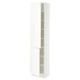 SEKTION Armoire haute + tablette/2ptes, blanc/Aspudden blanc mat, 18x15x80 "