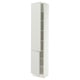 SEKTION Armoire haute + tablette/2ptes, blanc/Aspudden gris clair, 18x15x90 "