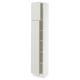 SEKTION Armoire haute + tablette/2ptes, blanc/Aspudden gris clair, 15x15x80 "