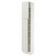SEKTION Armoire haute + tablette/2ptes, blanc/Aspudden gris clair, 18x15x90 "