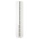 SEKTION Armoire haute + tablette/2ptes, blanc/Axstad blanc mat, 15x15x90 "