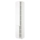 SEKTION Armoire haute + tablette/2ptes, blanc/Axstad blanc mat, 18x15x90 "