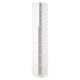 SEKTION Armoire haute + tablette/2ptes, blanc/Axstad blanc mat, 15x15x90 "