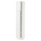 SEKTION Armoire haute + tablette/2ptes, blanc/Axstad blanc mat, 15x15x80 "