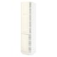 SEKTION Armoire haute + tablette/2ptes, blanc/Bodbyn blanc cassé, 18x24x80 "