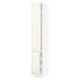 SEKTION Armoire haute + tablette/2ptes, blanc/Bodbyn blanc cassé, 15x24x90 "