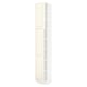 SEKTION Armoire haute + tablette/2ptes, blanc/Bodbyn blanc cassé, 15x15x90 "